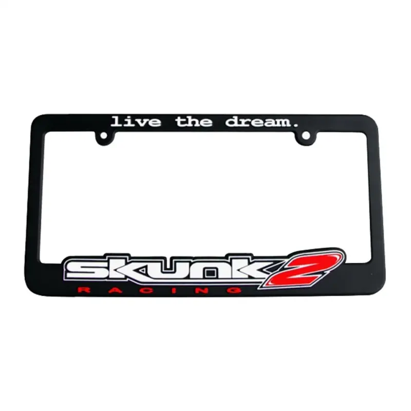 Skunk2 Live Dream License Plate Frame Honda Acura Car Enthusiasts Skunk2 Racing