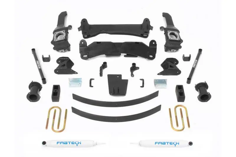 Fabtech 05-14 Toyota Tacoma 4WD/2WD 6 Lug Models Only 6in Basic System Performance Shocks