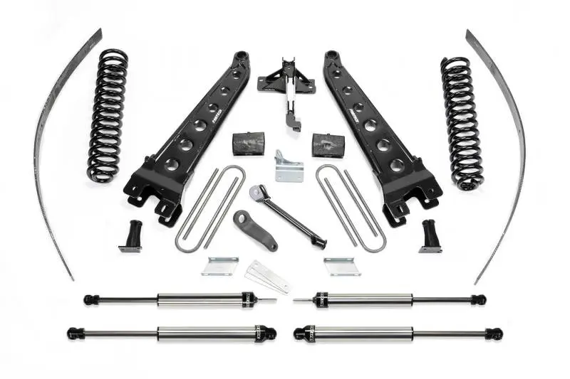 Fabtech 08-16 Ford F250 4WD 8in Radius Arm System Coils & Dirt Logic Shocks
