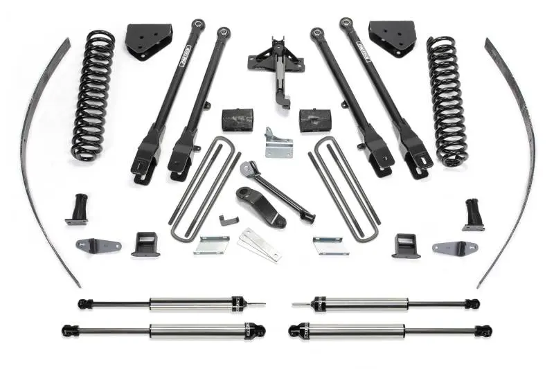 Fabtech 08-16 Ford F250 4WD 8in 4Link System Coils & Dirt Logic Shocks