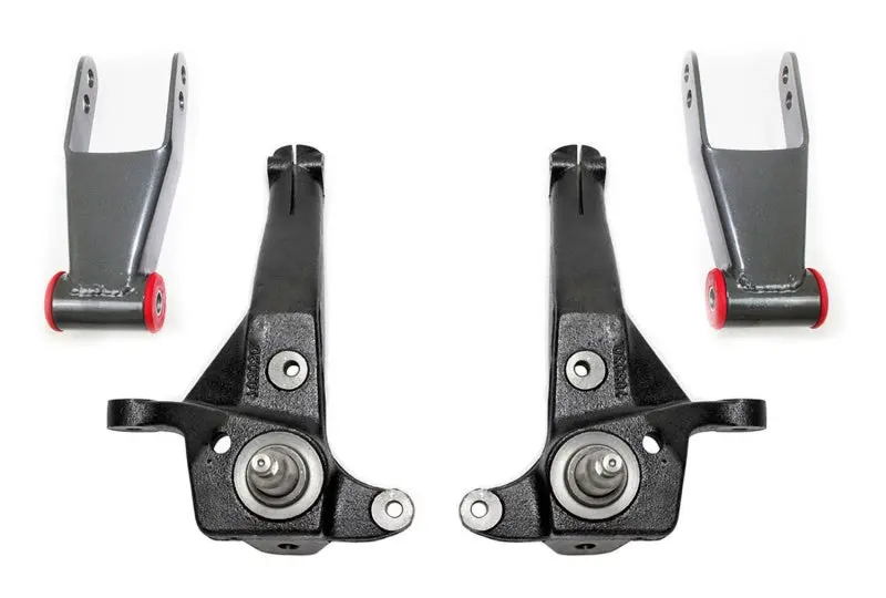 MaxTrac 4in/2in Spindle Lift Kit 01-09 Ford Ranger 2WD Coil Suspension (Non Stabilitrak)
