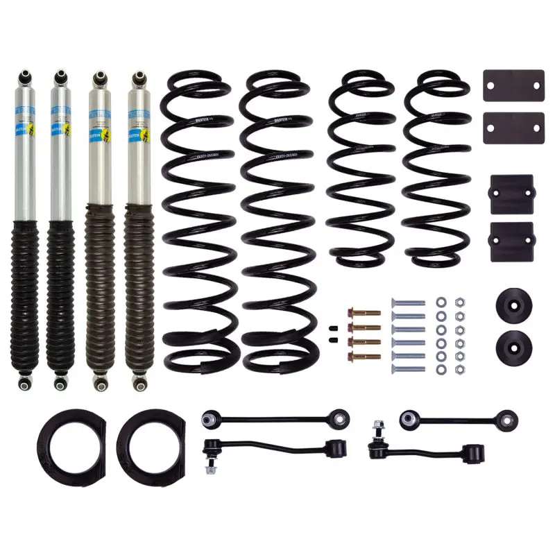 Bilstein B8 5100 1.5in Suspension Lift Kit 18-23 Jeep Wrangler JL 4DR Without Winch