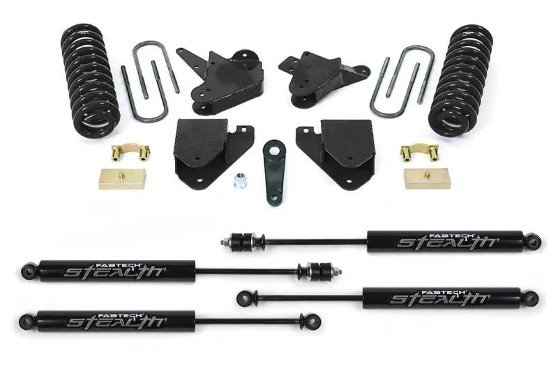 Fabtech 99-00 Ford F250 F350 2WD Gas 6.0L Diesel 6 Inch Basic Lift System Stealth Shocks