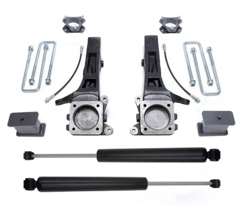 MaxTrac 6.5in/4in MaxPro Spindle Lift Kit Shocks 05-18 Toyota Tacoma 2WD 6 Lug