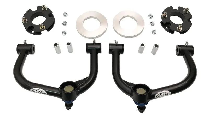 Tuff Country 3in Front Lift Kit Ball Joint Upper Control Arms 21-23 Ford F-150 4x4