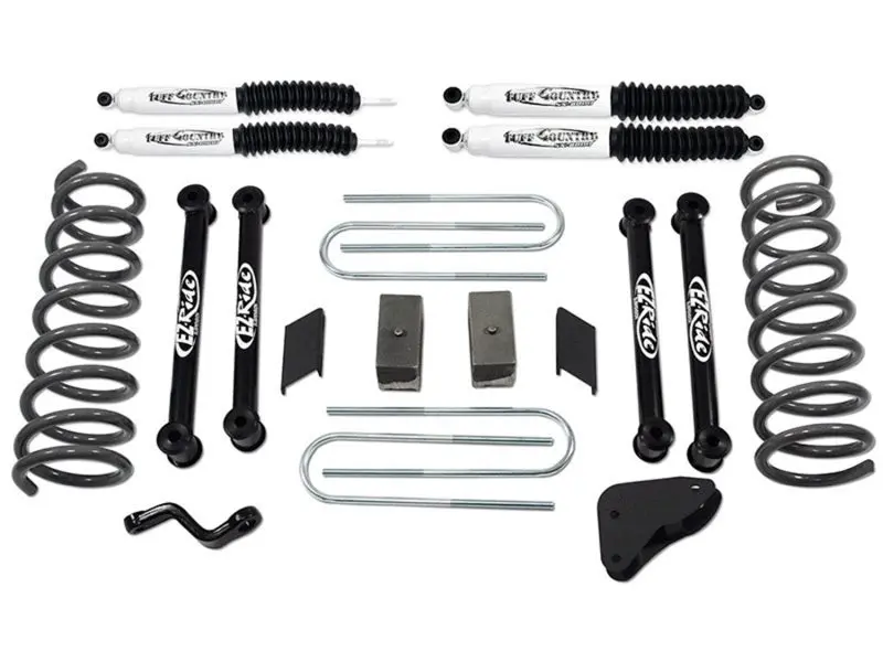 Tuff Country 6in Lift Kit Coil Springs and SX8000 Shocks 09-12 Dodge Ram 3500 4x4