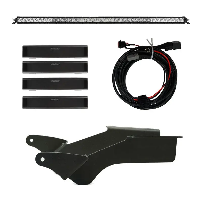 Rigid Industries 2021 Ford Bronco Roof Rack Light Kit SR Spot Flood Combo Bar