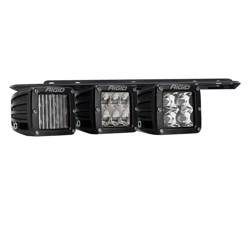 Rigid Industries 2021+ Ford Raptor Triple Fog Lights Kit Brackets