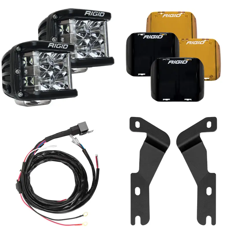 Rigid Industries -Pillar Light Kit D-SS Flood 2016-2020 Toyota Tacoma