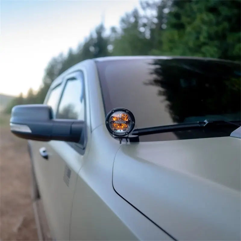 Rigid Industries 2019+ Dodge Ram 1500 -Pillar LED Light Mounts Off-Road Lighting