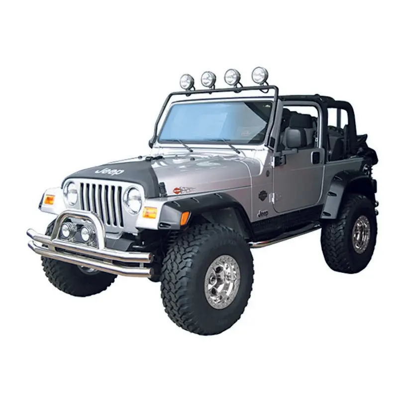 Rugged Ridge Black Full Frame Light Bar 97-06 Jeep Wrangler TJ
