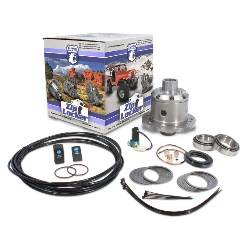 Yukon Gear Zip Locker Dana 30 27 Spline Axles 3.73+ Ratio Yukon Gear & Axle