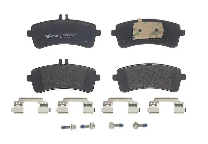 Brembo Premium Low-Met Rear Brake Pads 13-19 Mercedes-Benz SL63 AMG SL65 AMG OE Equivalent Brembo OE