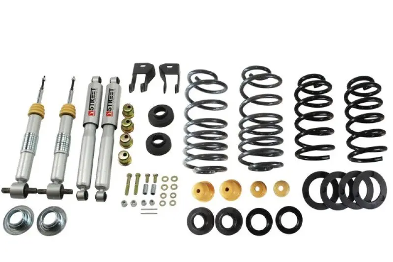 Belltech Lowering Kit 1-2in Front 4in Rear Shocks 2015 Chevy Suburban Yukon XL