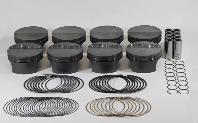 Mahle MS Piston Set GM LSX 387cid 4.125x1.304CH 3.622 Stroke 6.125 Rod -5.8cc 10.4CR