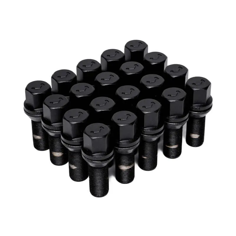 Vossen Lug Bolt 14x1.5 30mm 17mm Hex Cone Seat Black Set 20