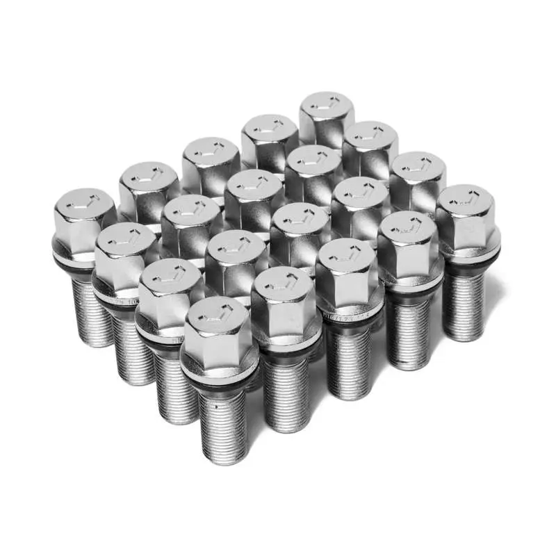 Vossen Lug Bolt 14x1.5 30mm 17mm Hex Cone Seat Silver Set 20