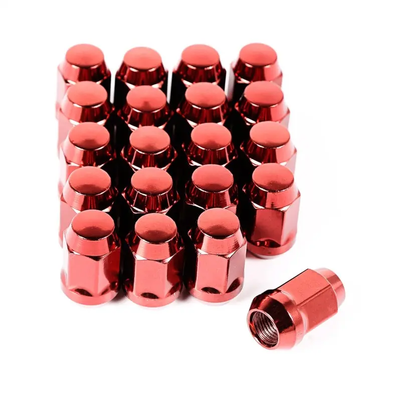 Rugged Ridge Red Wheel Lug Nut Set 20 1/2-20 Thread Custom Wheels