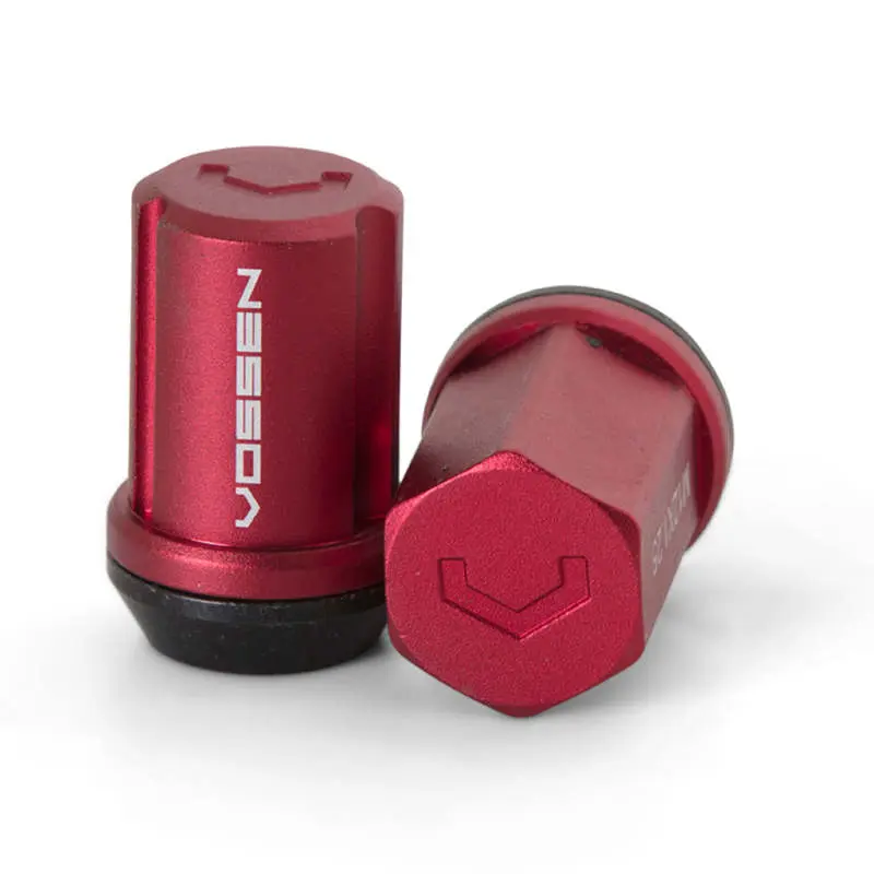 Vossen 35mm Red Lug Nut Set 20 12x1.5 19mm Hex Cone Seat