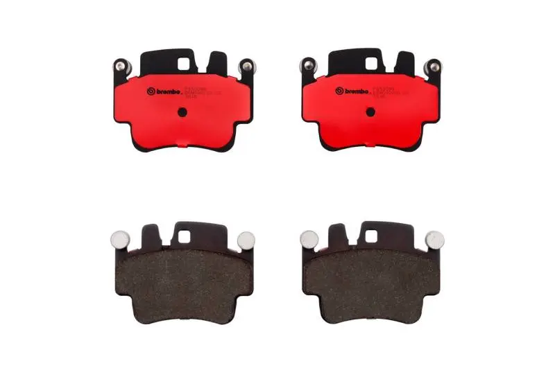 Brembo 2006 Audi A6 05-11 A6 Quattro 04-10 A8 Quattro Rear Brake Pads Premium Low-Met OE Equivalent Brembo OE