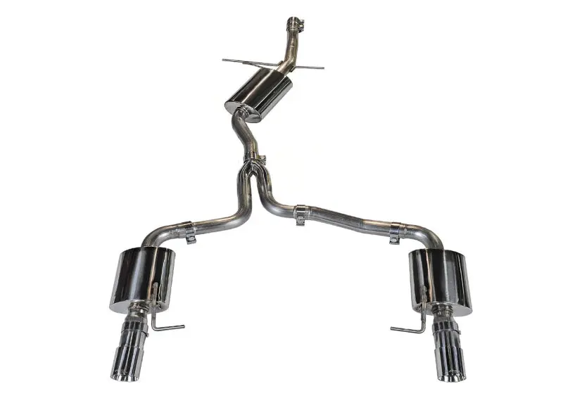 AWE Tuning Audi B8 A4 Touring Edition Exhaust Dual Outlet Polished Silver Tips