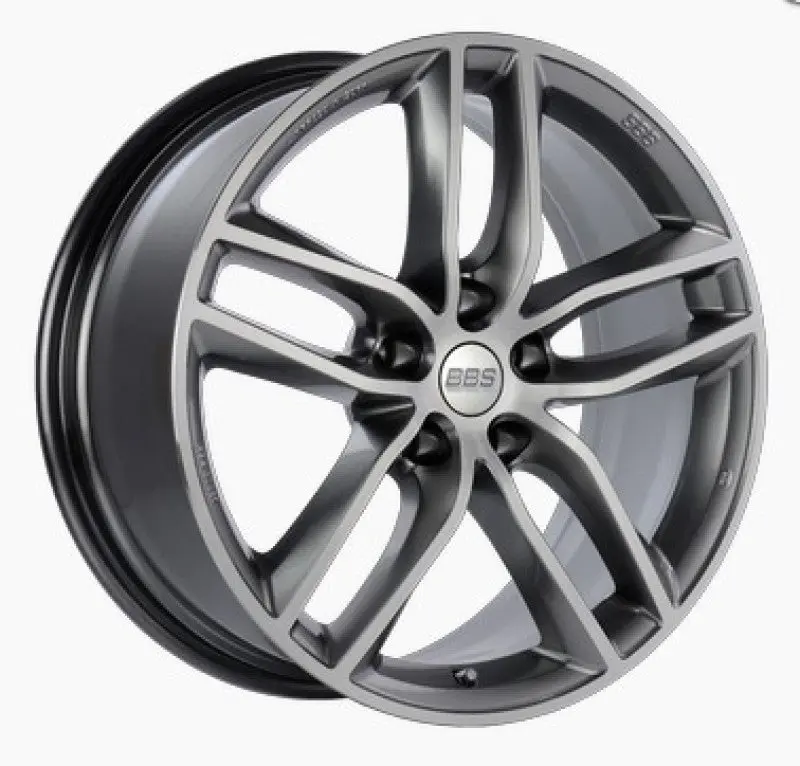 BBS SX 19x8.5 5x120 ET32 Gloss Platinum Diamond Cut Alloy Wheel