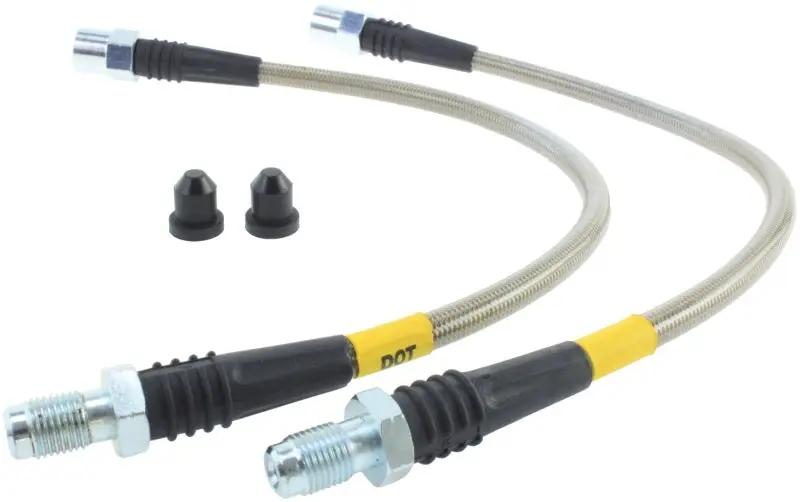 StopTech Stainless Steel Rear Brake Lines 08-12 Mercedes C350 and 03-12 SL550 - Performance Brake Kit
