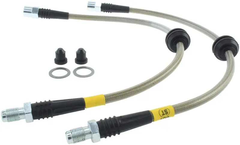StopTech Stainless Steel Rear Brake Lines 08-10 Mini Cooper - High Performance Brake Line Kit