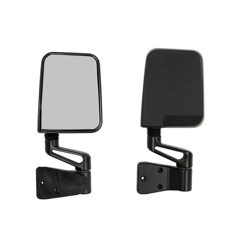Rugged Ridge Black Door Mirror Kit 87-02 Jeep Wrangler YJ TJ