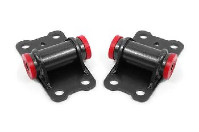 BMR 82-92 F-Body Motor Mount Kit Lower Poly Black Hammertone Reduced Vibration BMR Suspension