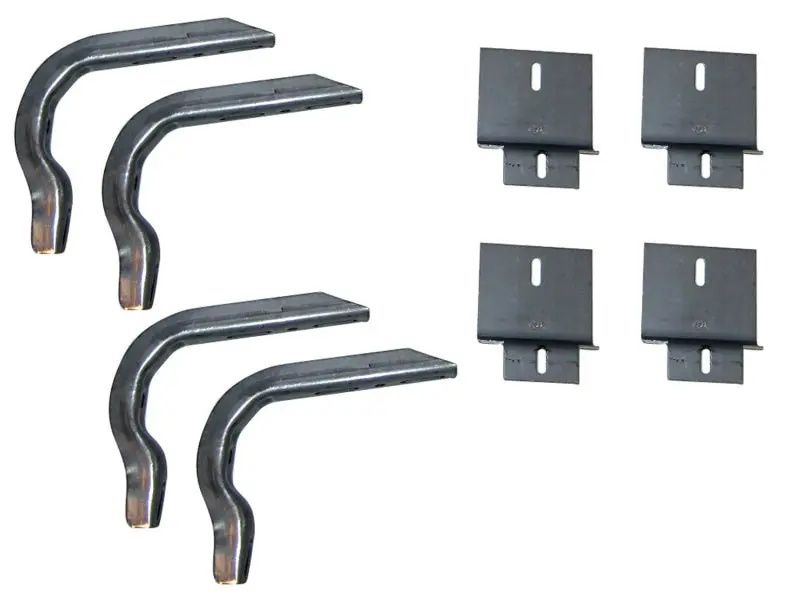 Lund EZ Running Board Mounting Bracket Kit 97-04 Ford F-150 Standard Cab Brite Finish