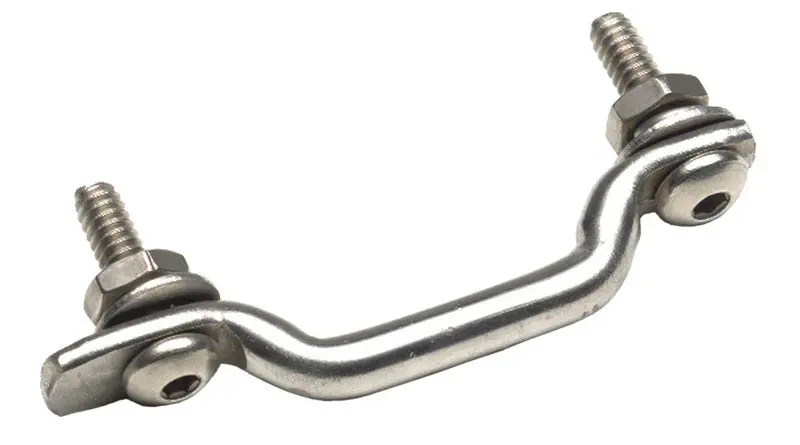 Kentrol Jeep Footman Loop Polished Silver Mounting Hardware