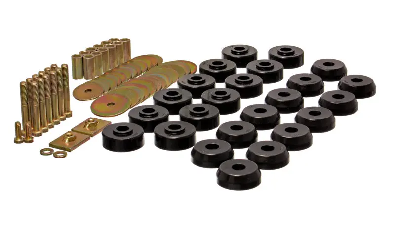 Energy Suspension Chevy 59-64 Belair Biscayne Caprice Impala 59-63 El Camino Black Body Mount Set