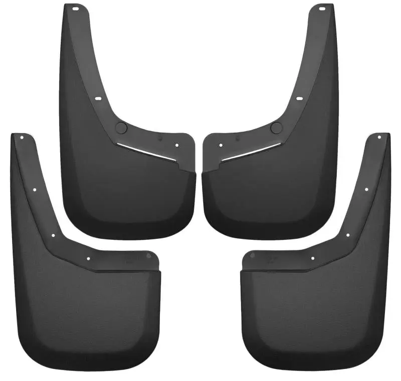 Husky Liners Black Front and Rear Mud Guards 07-13 Chevy Silverado 1500 LT 07-14 Silverado 2500HD