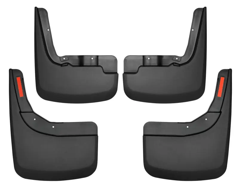 Husky Liners Black Front and Rear Mud Guards 19-23 Chevrolet Silverado 1500 Excluding ZR2 TBoss