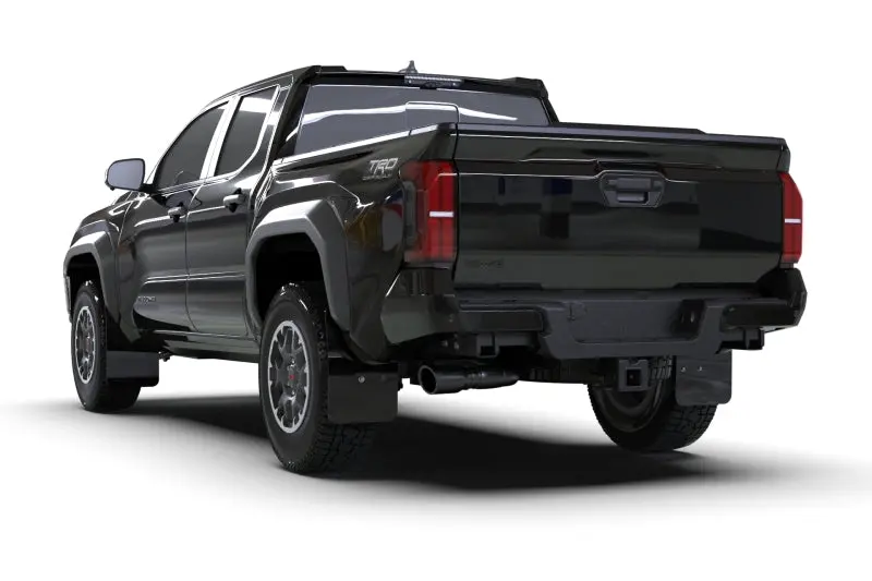 Rally Armor 2024 Toyota Tacoma Gen 4 Black UR Mud Flap Metallic Black Logo