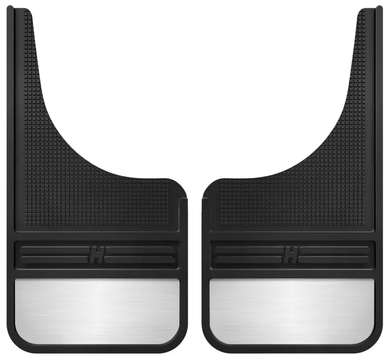 Husky Liners Universal 12 Inch Wide Black Rubber Front Mud Flaps Weight