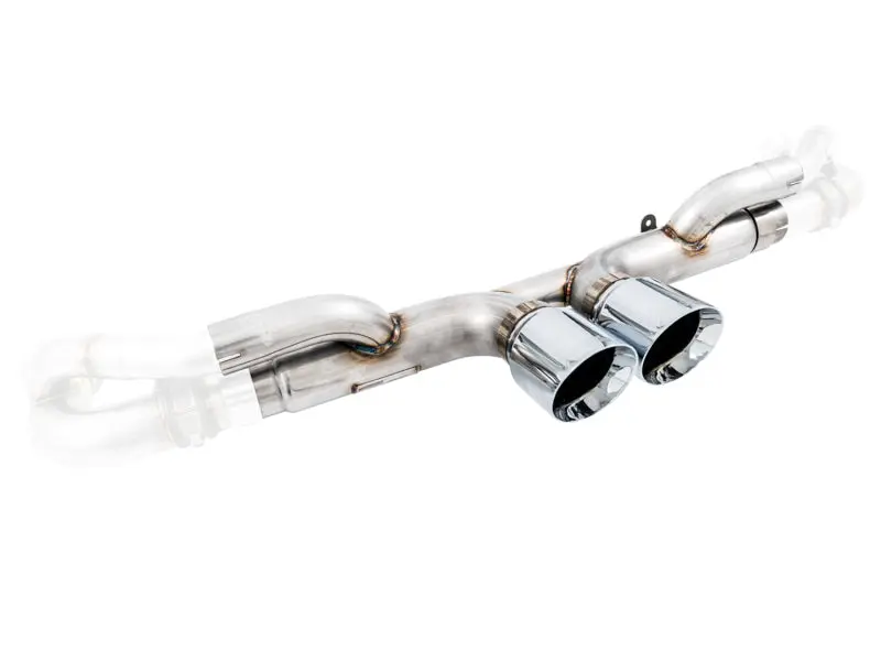 AWE Tuning Porsche 991 GT3 RS Center Muffler Delete Chrome Silver Tips