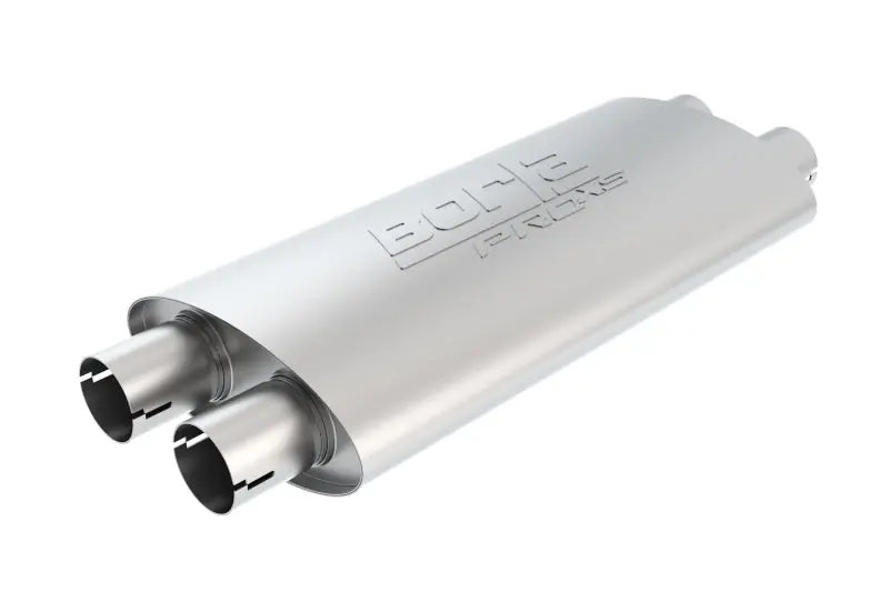 Borla Universal ProXS Muffler Oval Dual/Dual Inlet/Outlet 2.5in Tubing 19inx4inx9.5in Case