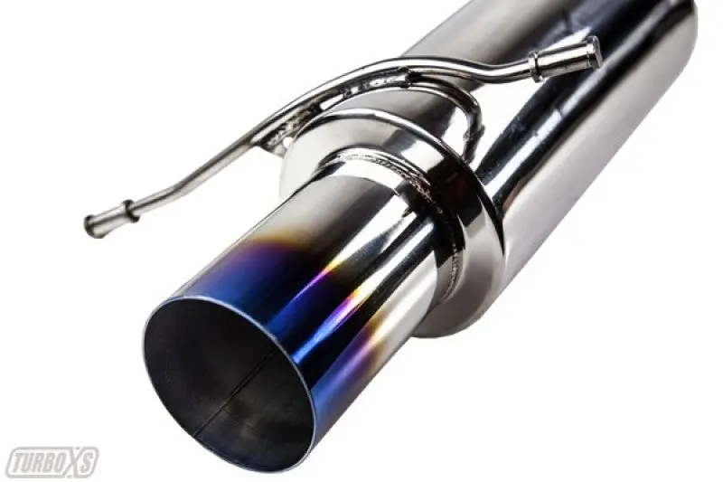 Turbo XS 02-07 WRX-STi Rear Muffler Assembly Titanium Tip Sport Exhaust
