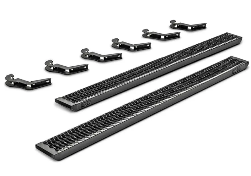 N-Fab Growler Fleet Texas Black Cab Length Nerf Step 2015-2019 Ford F-150 F-250 F-350 Superduty Regular Cab