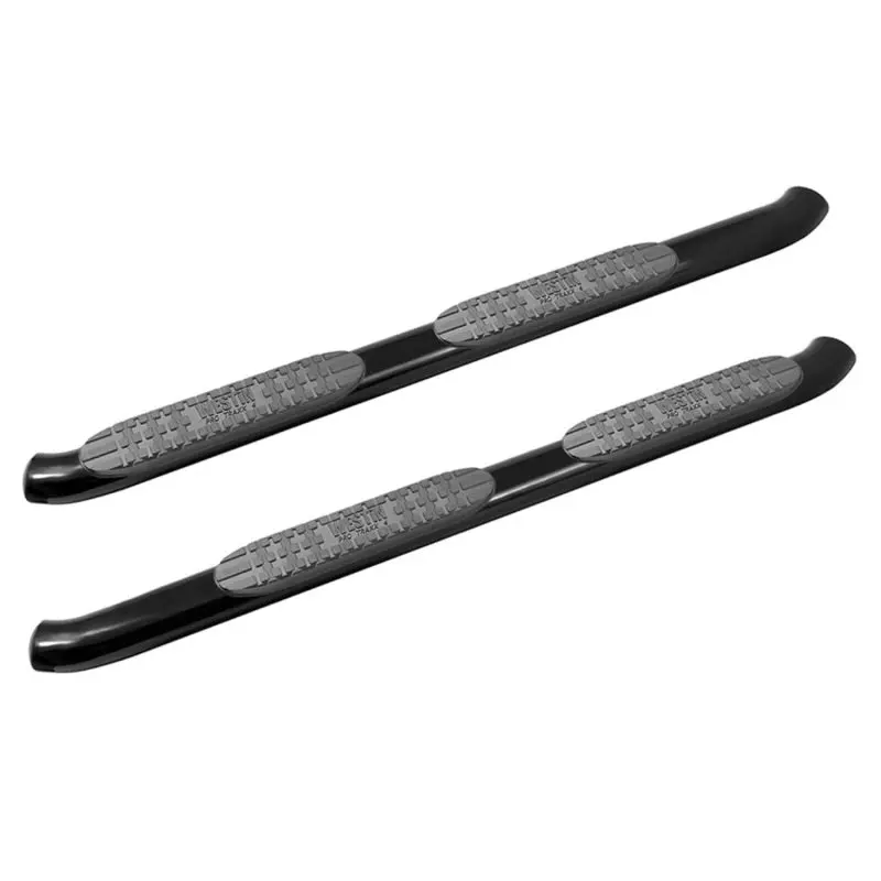 Westin PRO TRAXX 4 Oval Nerf Step Bars Textured Black 2018-2020 Jeep Wrangler JL Unlimited 4 Door