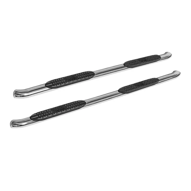Westin PRO TRAXX 4 Oval Stainless Steel Nerf Step Bars 2019 Chevrolet Silverado Sierra 1500 Crew Cab Non LD