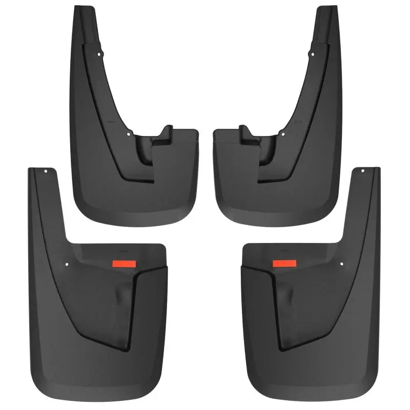 Husky Liners Custom Front Rear Mud Guard Set 19-22 RAM 2500 3500 Without OEM Fender Flares Black