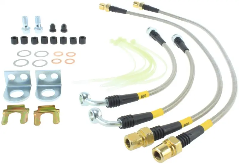 StopTech Stainless Steel Rear Brake Lines 12-14 Ford Raptor