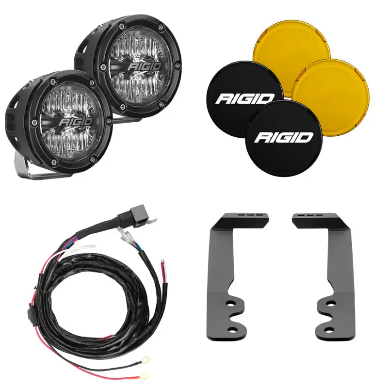 Rigid Industries 2022+ Toyota Tundra 4in 360-Series -Pillar Lighting Kit