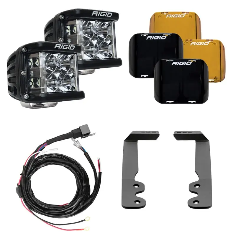 Rigid Industries 2022+ Toyota Tundra -Pillar Lighting Kit 360-Series D-SS Series