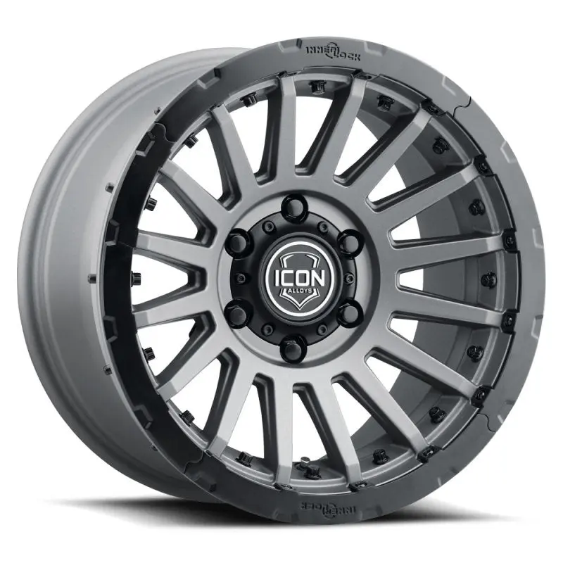 ICON Recon Pro 17x8.5 6x135 6mm Offset 5in BS 87.1mm Bore Charcoal Off-Road Wheel