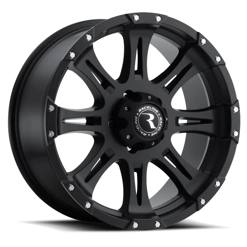 Raceline 981 Raptor 16x8in Satin Black Wheel 8x165.1 BP 0mm Offset 130.81mm Bore