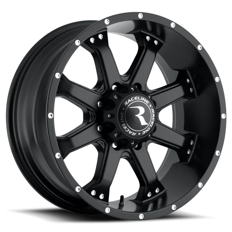 Raceline 991B Assault 18x9in Satin Black Wheel 5x150 BP 25mm Offset 110.3mm Bore